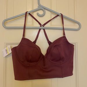 NWT Free People Brianna Longline Underwire Neo Bra Medium